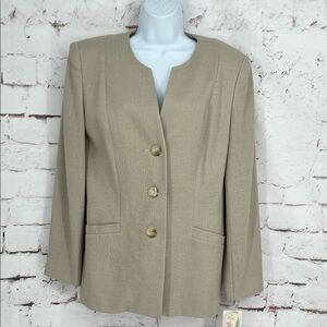 ✨VTG✨NWT Deadstock Oleg Cassini Blazer, Size 10